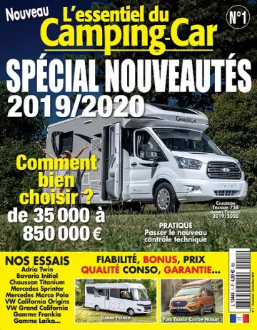 L’Essentiel Du Camping-Car N°1 – Février-Mars 2019  [Magazines]