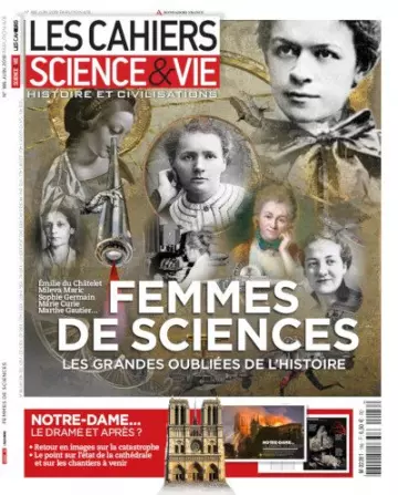 Les Cahiers de Science & Vie N°186 Juin 2019  [Magazines]