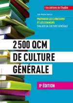 2500 QCM de culture générale  [Livres]