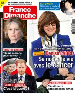 France Dimanche N.4075 - 4 Octobre 2024  [Magazines]