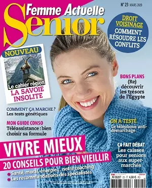 Femme Actuelle Senior N°23 – Mars 2020  [Magazines]