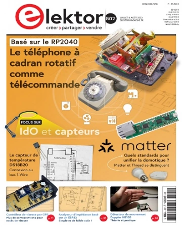 Elektor N°502 – Juillet-Août 2023  [Magazines]