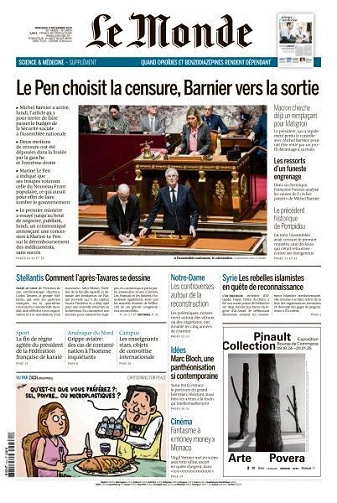 Le Monde du 04 Décembre 2024  [Journaux]