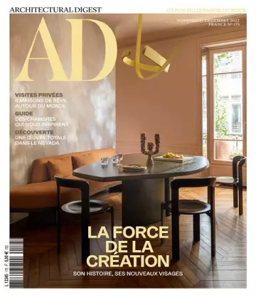 AD Architectural Digest N°175 – Novembre-Décembre 2022  [Magazines]