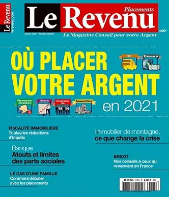 Le Revenu Placements N°279 – Janvier 2021  [Magazines]