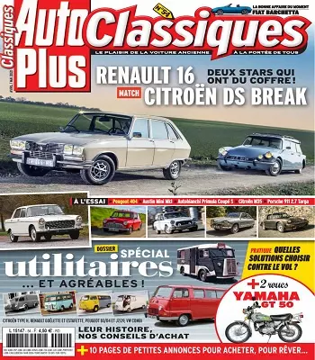 Auto Plus Classiques N°54 – Avril-Mai 2021  [Magazines]